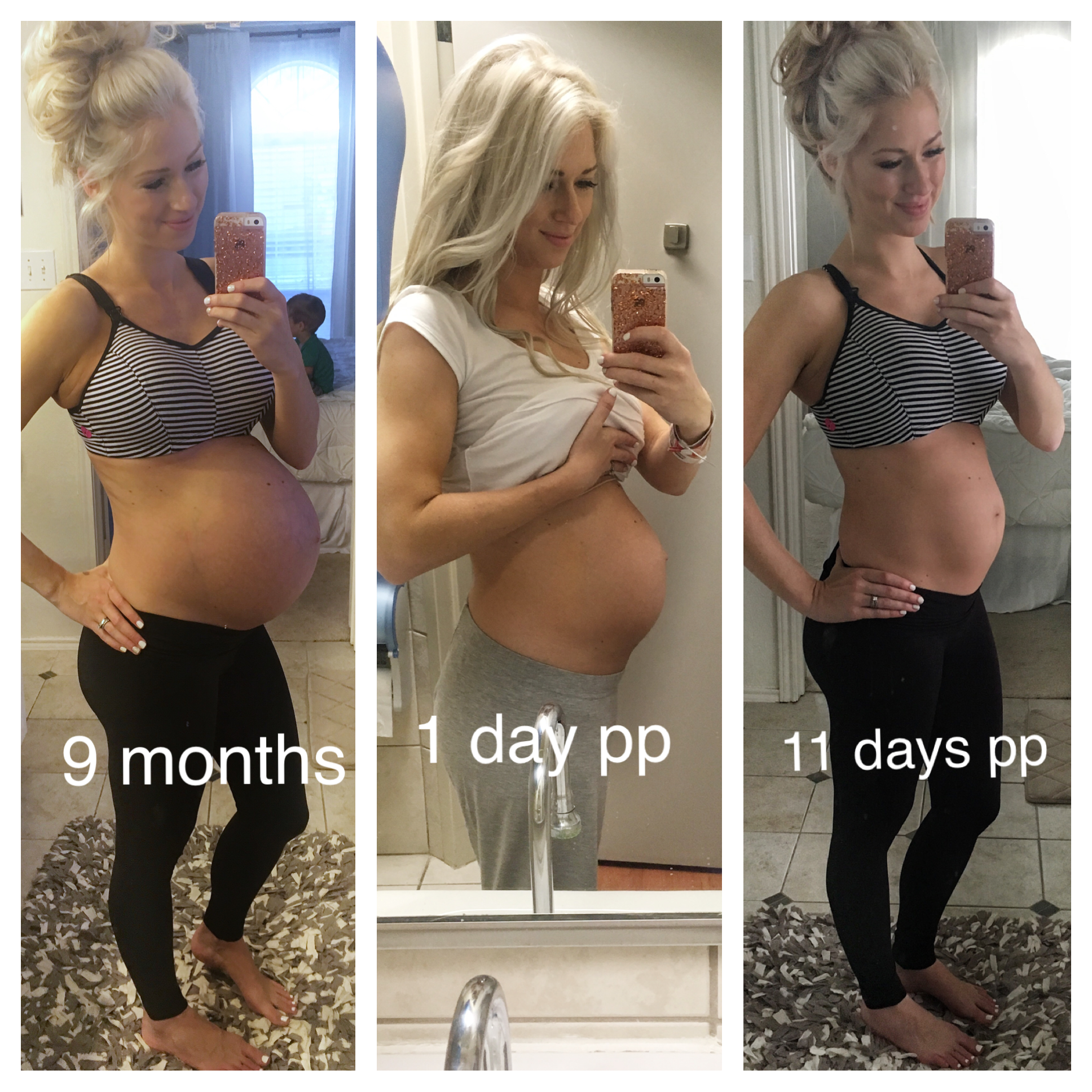 3 Months Postpartum, 3 Months After Delivery - 202lbs